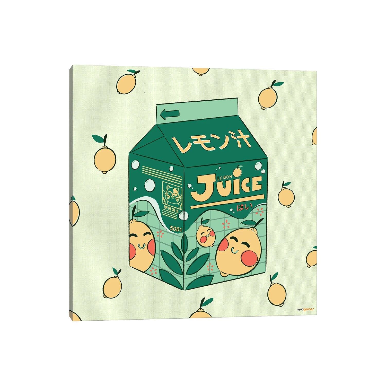 iCanvas "Lemon Juice Box" by Rafael Gomes Canvas Print Bed Bath